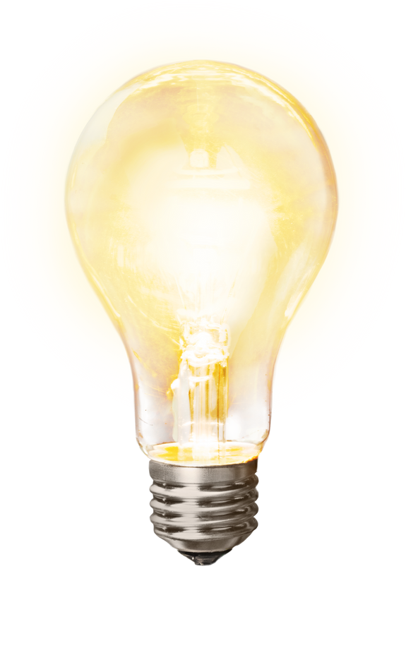 Standard Incandescent Bulb - Isolated